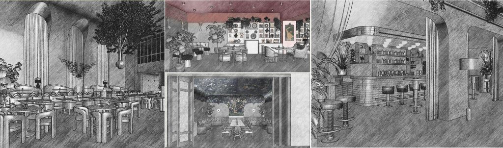 Uma Nota Design by Asmaa Said of The Odd Duck 2024 sketch collage