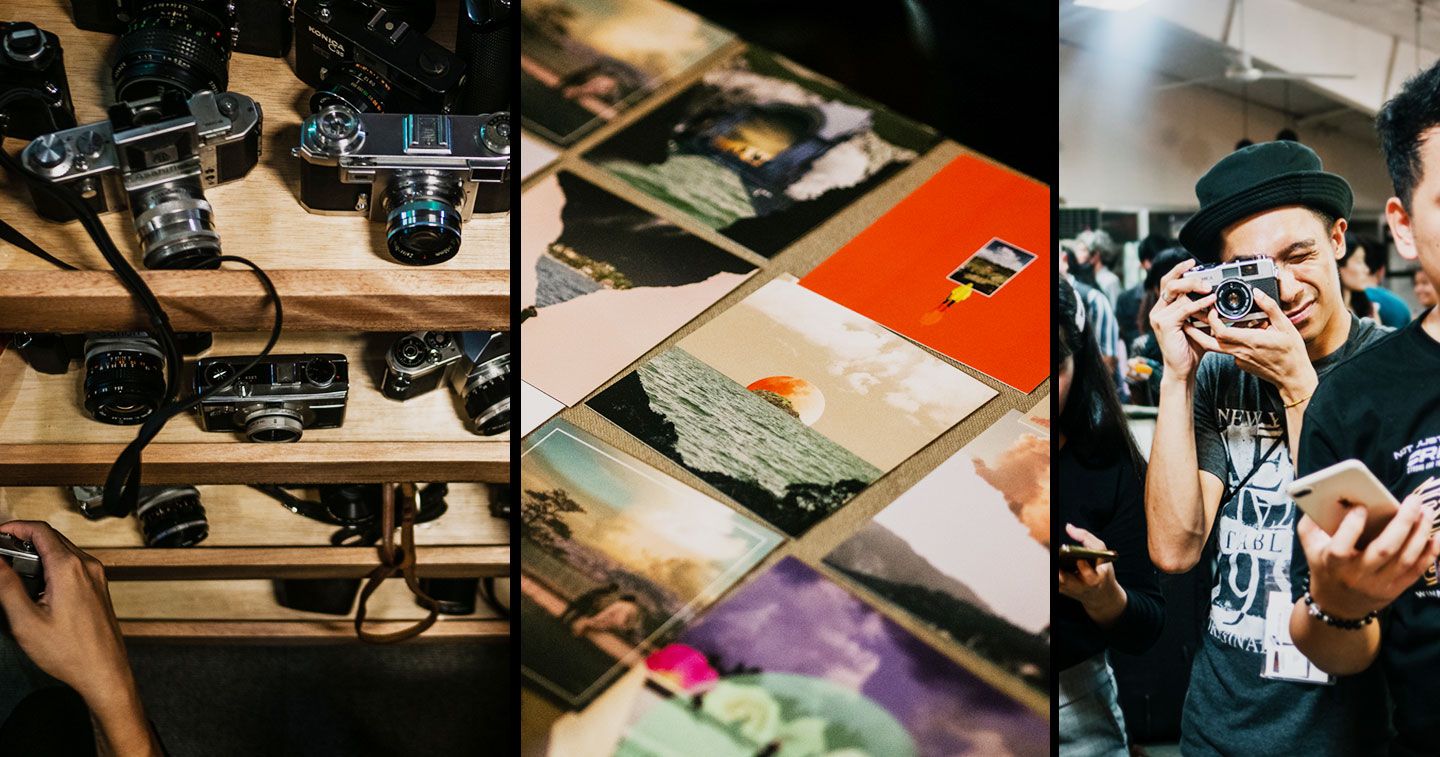 overexposed film photography