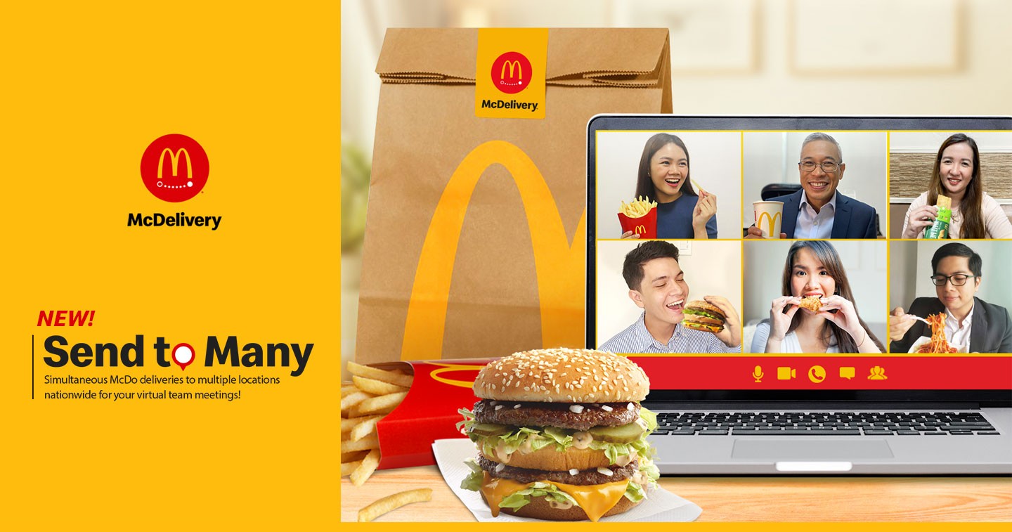 Brand & Business McDelivery Send to Many makes hosting virtual