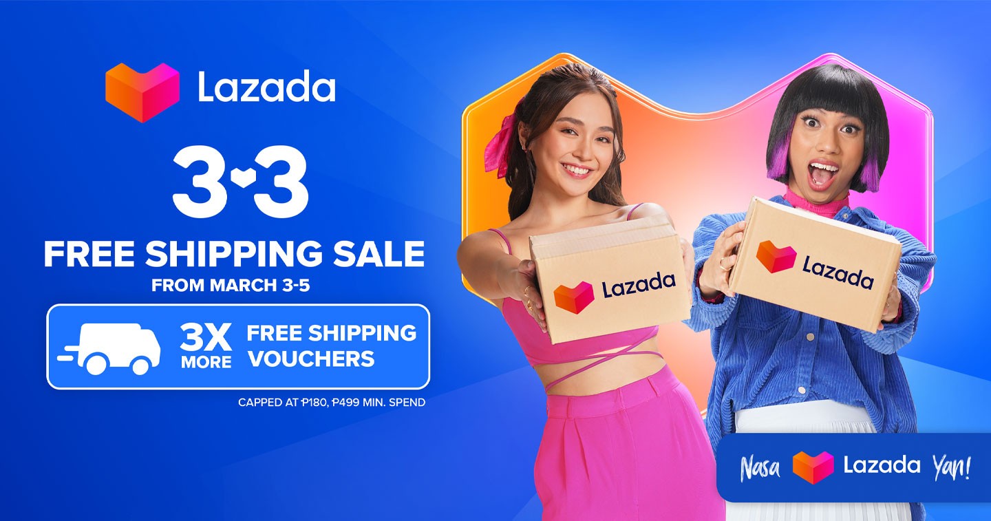 Brand & Business: Lazada's 3.3 Sale launches sitewide; offers multiple  vouchers and product deals - adobo Magazine Online