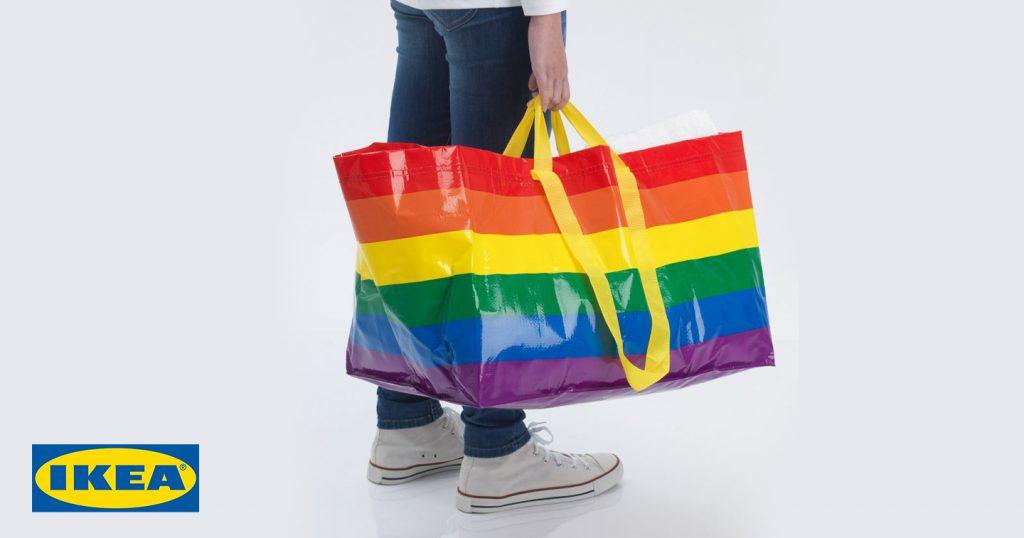 Brand & Business IKEA brings back LGBT+ rainbow flag FRAKTA bag to