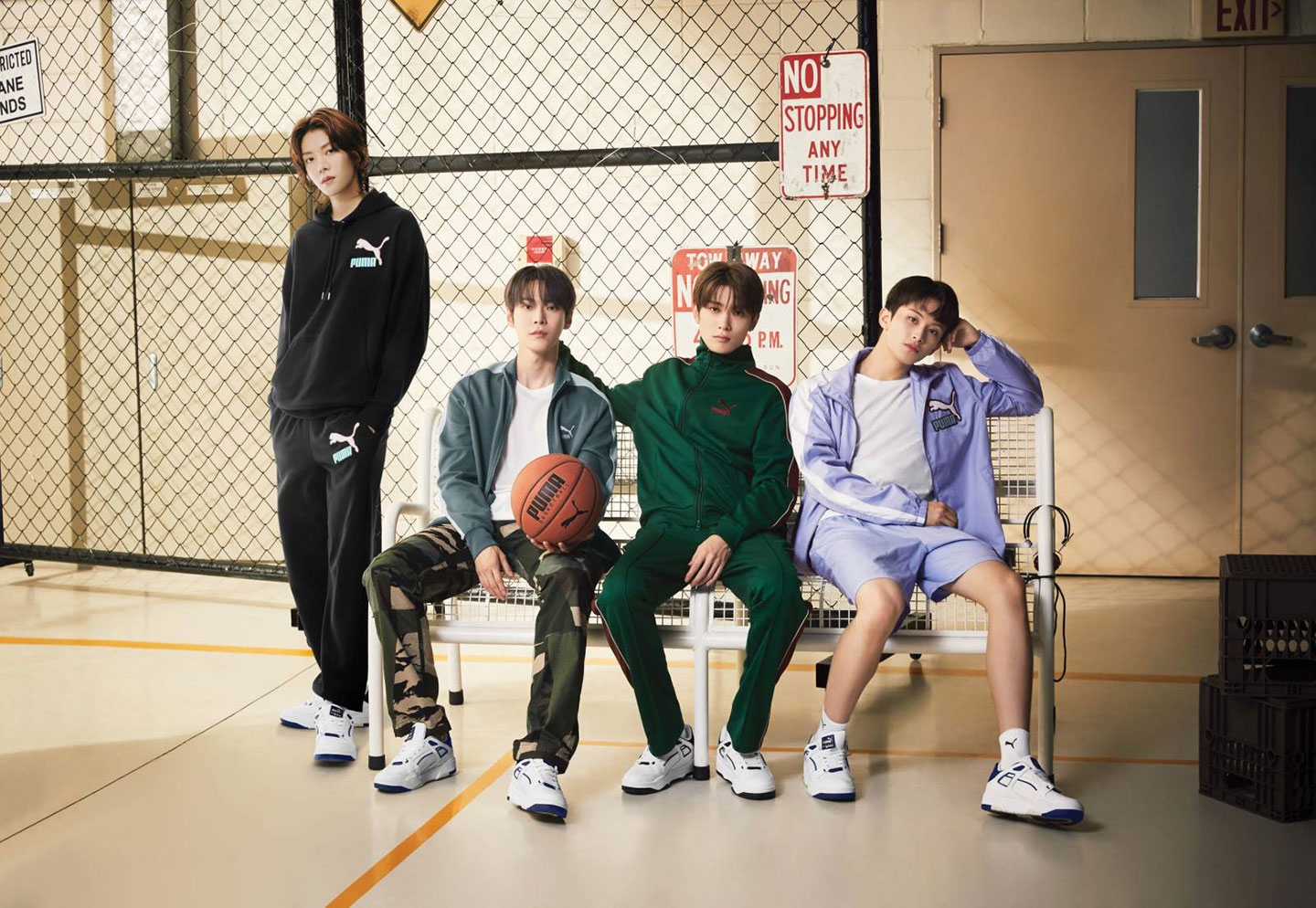 PUMA x NCT127 Slipstream sneakers