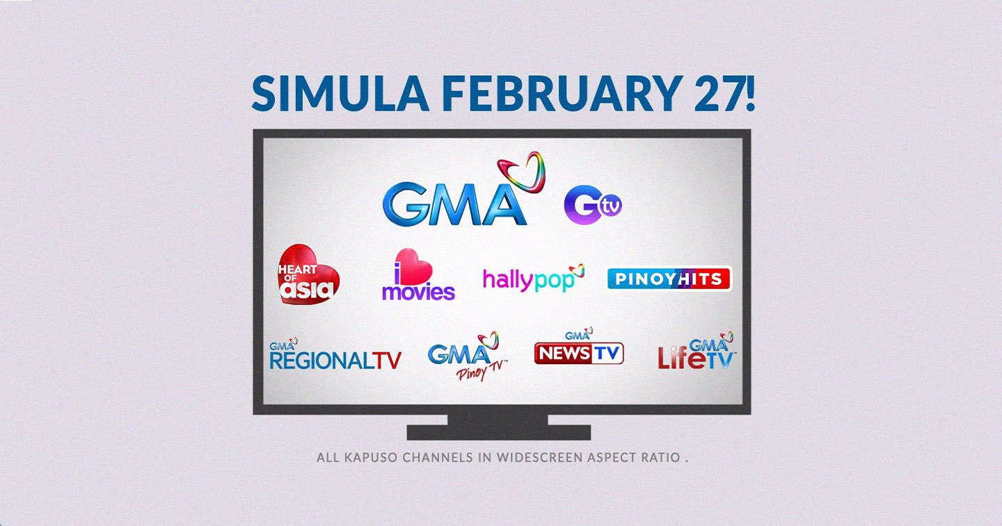 GMA Network launches widescreen format to complement cuttingedge shows