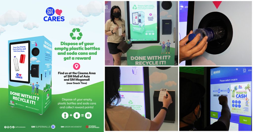 SM Supermalls offers discount vouchers for its 'Eco Vendo' recycling