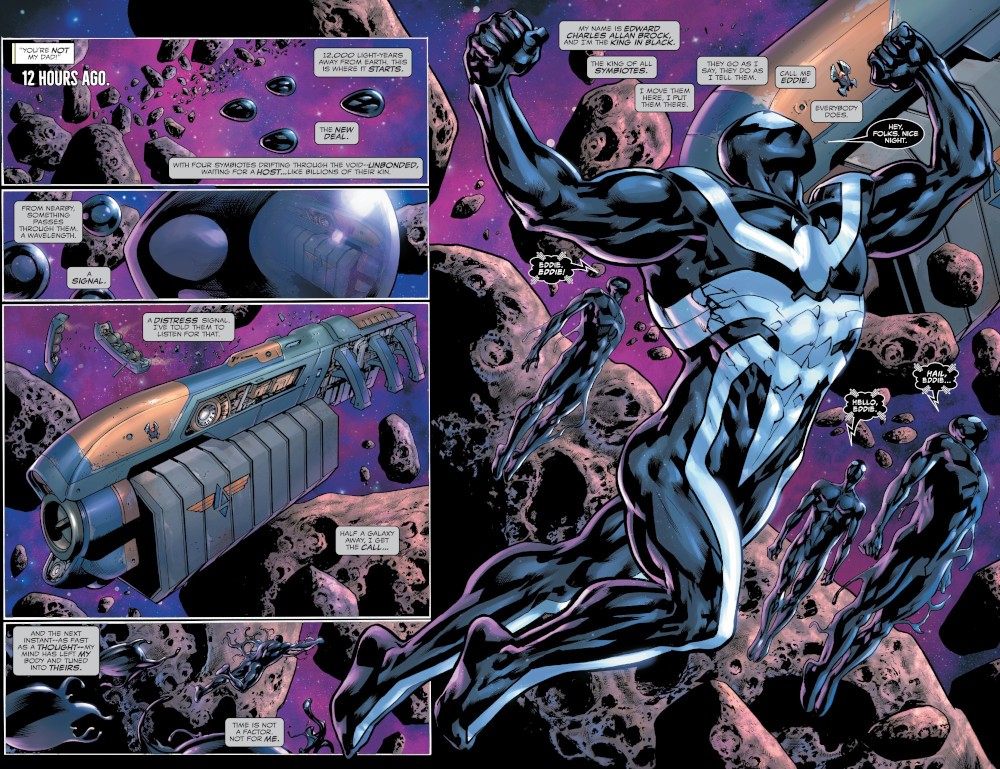 Venom #1 comic spread