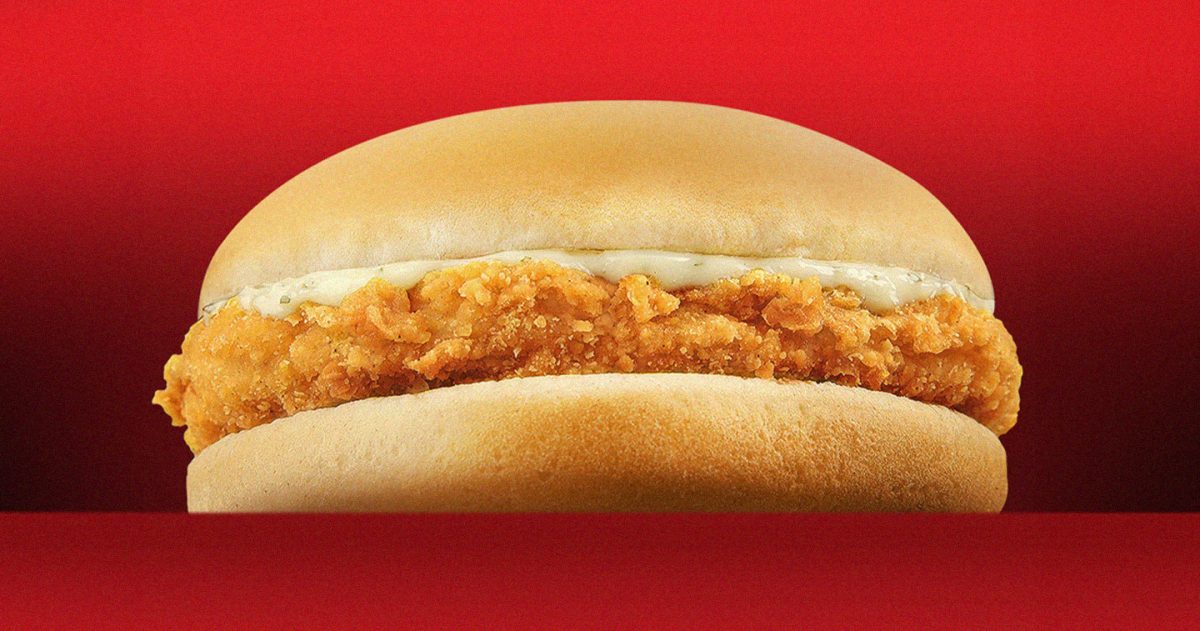 New chicken sandwich discount