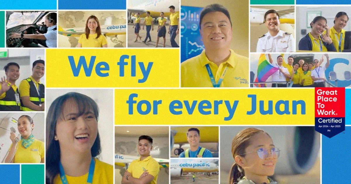 Cebu Pacific becomes first airline to earn Great Place To Work hero