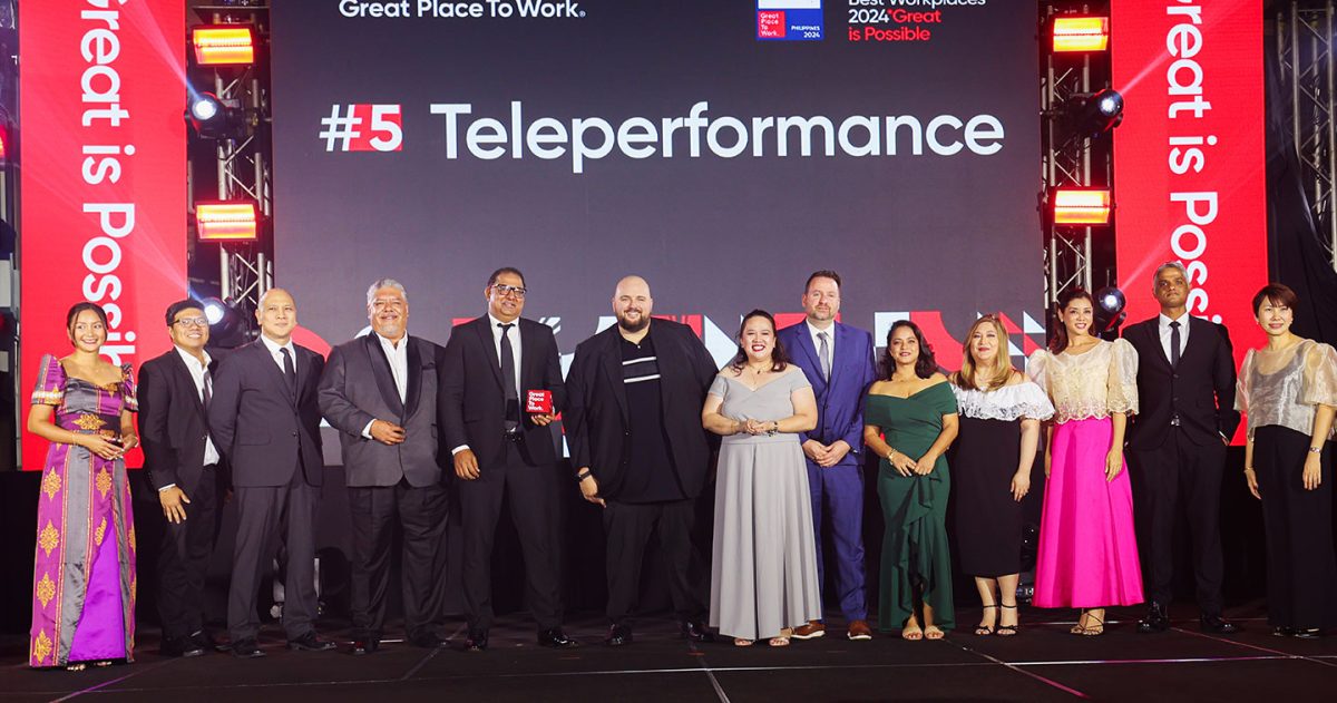 Teleperformance hailed among prestigious Philippines Best Workplaces in 2024 HERO