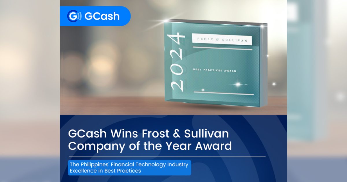 gcash wins prestigious company of the year award