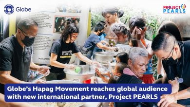 globe partners with project pearls to fight hunger