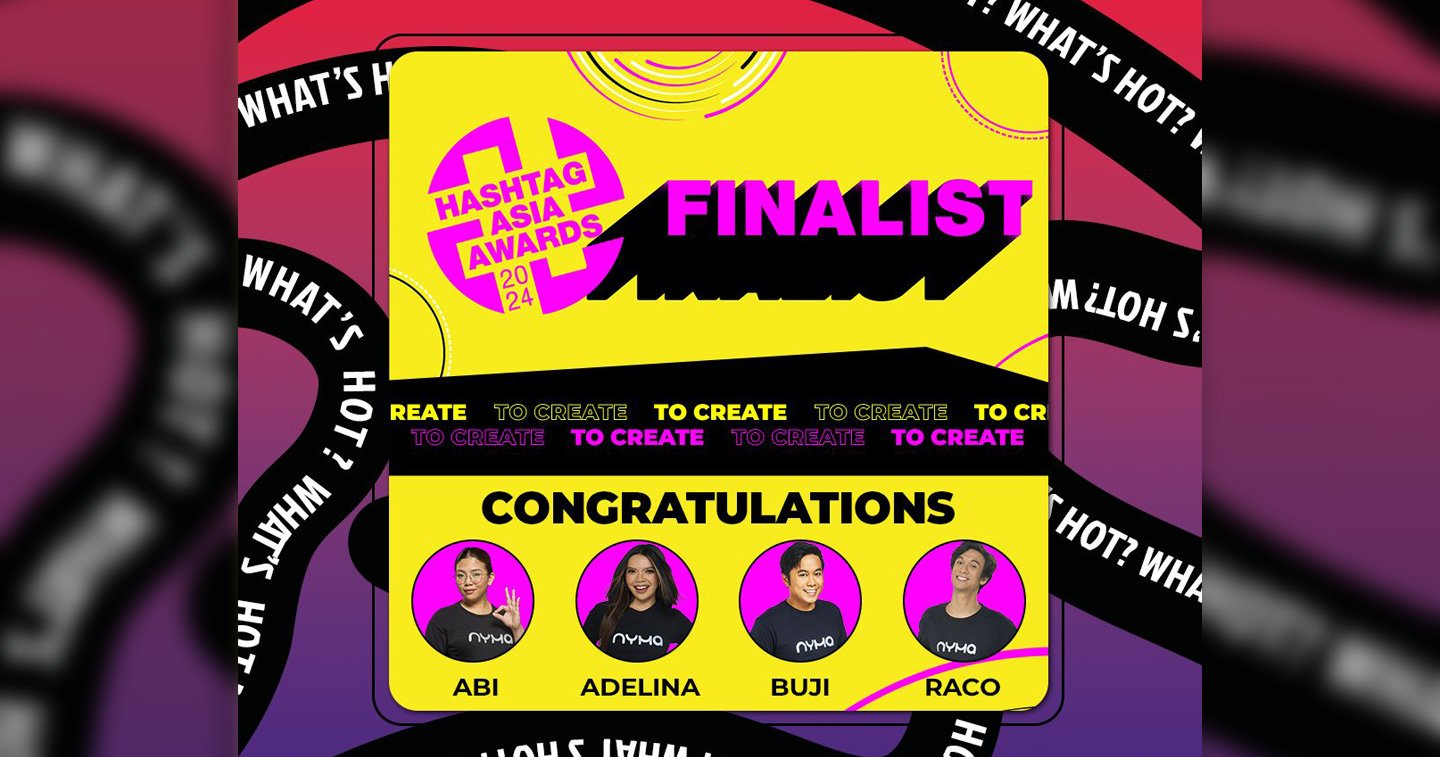 nyma talents abi marquez adelina eugenio buji babiera and raco ruiz nominated for the hashtag asia awards