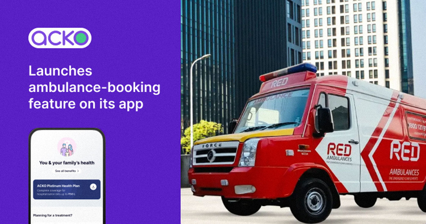 ACKO Launches Ambulance Booking Feature on App HERO