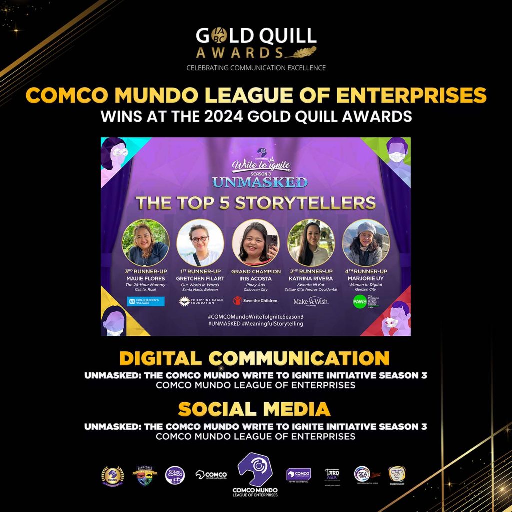 Comco Mundo most awarded at the global Gold Quill Awards 2024 insert3