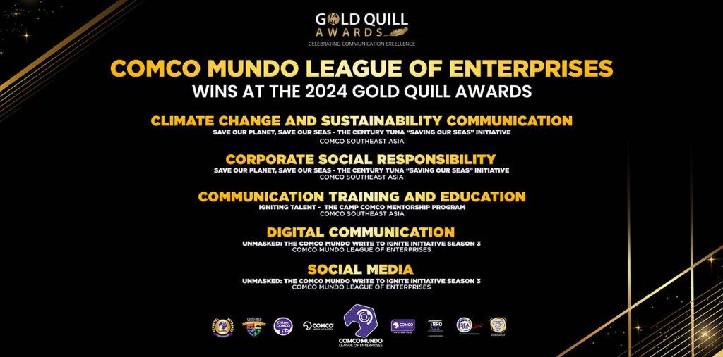 Comco Mundo most awarded at the global Gold Quill Awards 2024 insert4