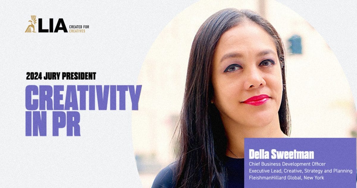 Della Sweetman to lead LIA 2024 PR judging room as Jury President HERO