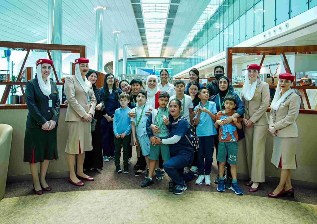Emirates arranges Autism Familiarisation Flight and Travel Rehearsal for 30 families INS 1