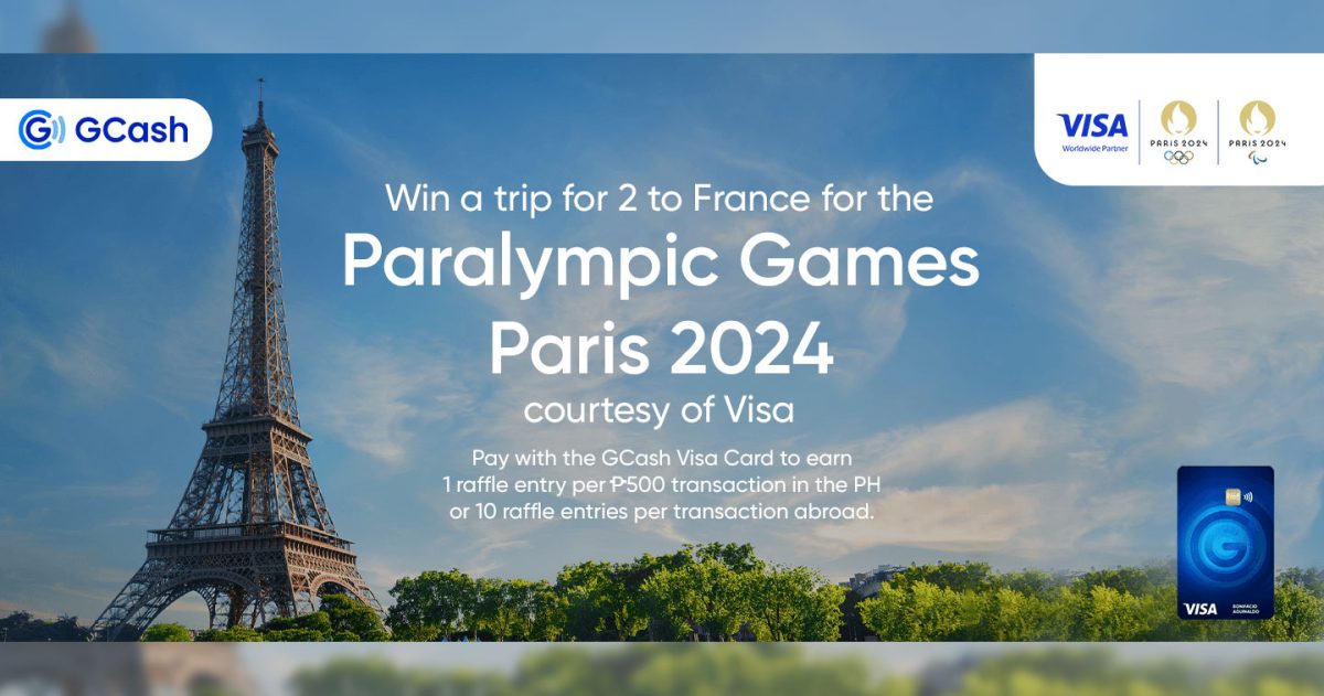 Visa partners with GCash for Paralympic Games Paris 2024 campaign for Gcash Visa cardholders HERO