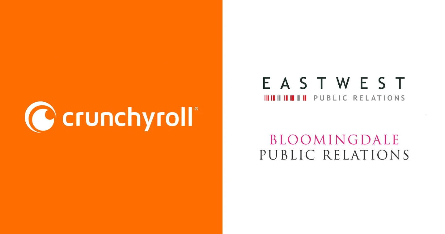 bloomingdale public relations and eastwest public relations wins mandate for crunchyroll