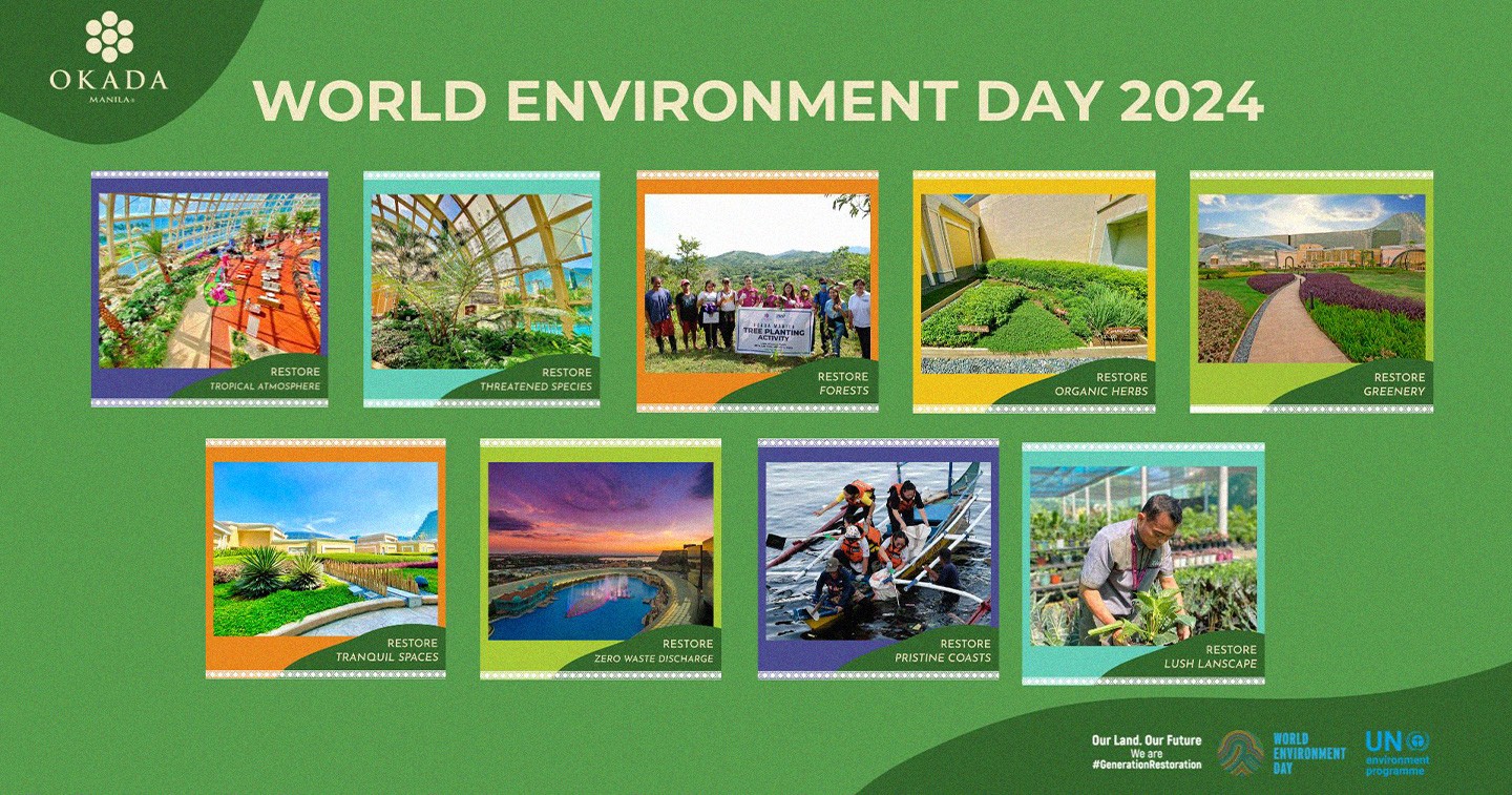Okada Manila commits to generation restoration on World Environment Day