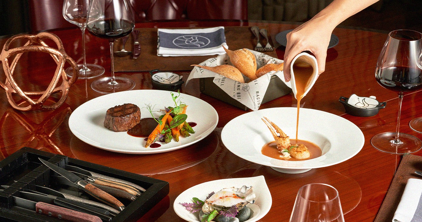 CHARGE ON TO RAGING BULL CHOPHOUSE Shangri la hero