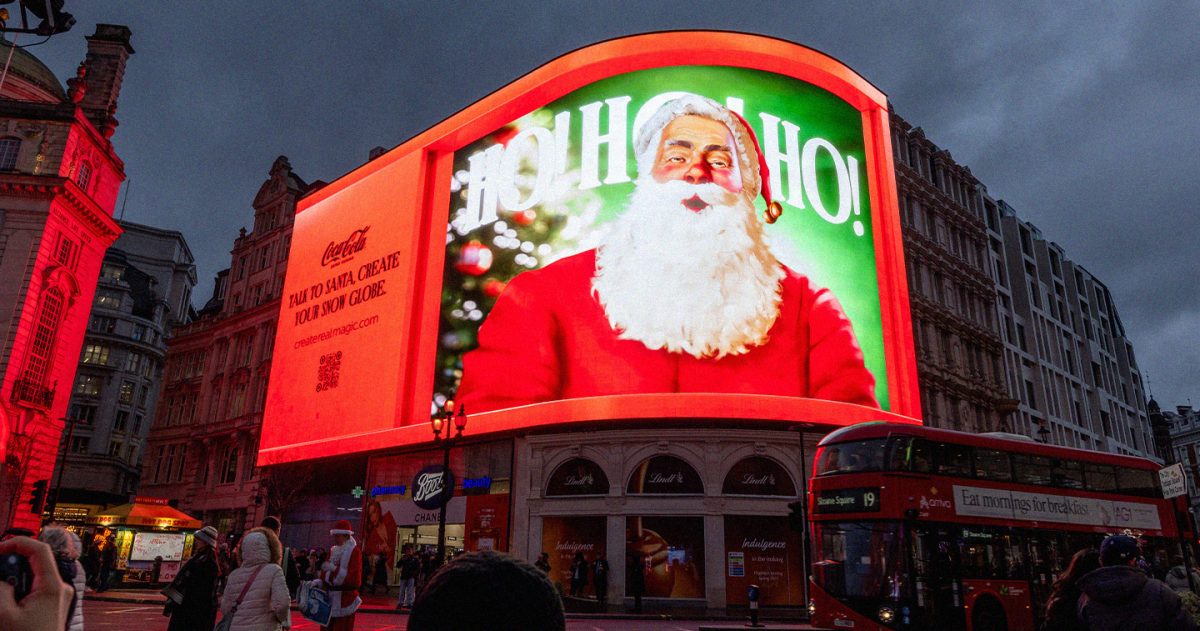 Coca Cola presents virtual snow hero