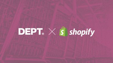 DEPT and Shopify partner hero