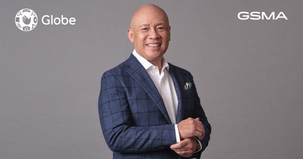 Globe President and CEO Ernest Cu GSMA hero