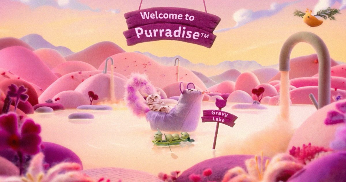 Whiskas takes cats to Purradise hero